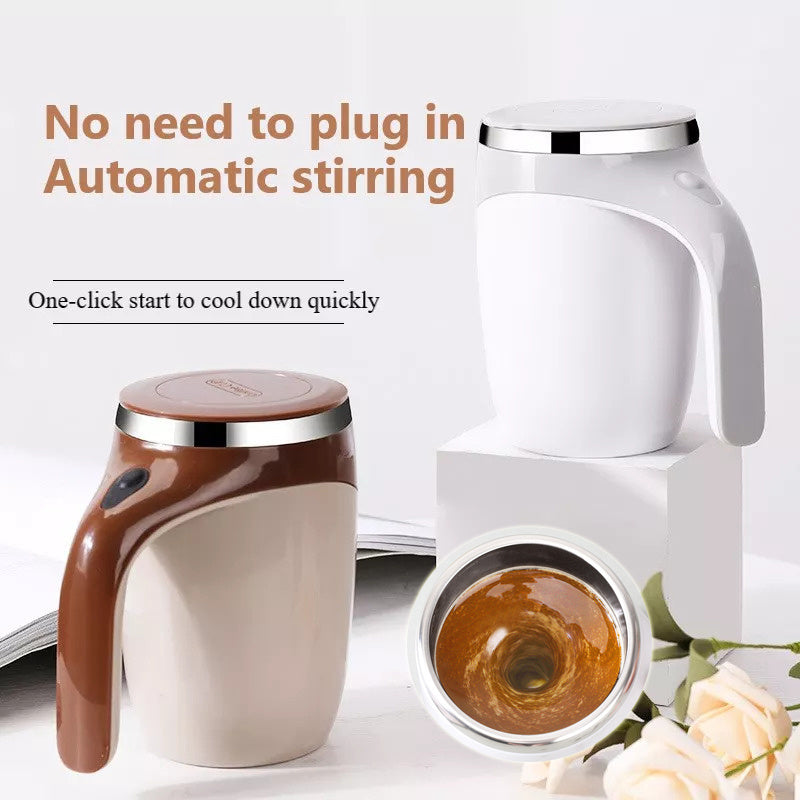 Rechargeable Model Automatic Stirring Cup Coffee Cup High Value Electric Stirring Cup Lazy Milkshake Rotating Magnetic Water Cup - 𝓢𝓱𝓸𝓹𝓵𝓮𝓬𝔂