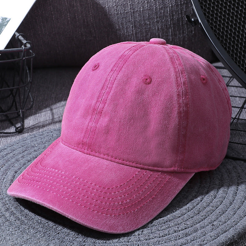 Washed Baseball Caps For Men And Women Outdoor Distressed Sun Hats Simple Caps - 𝓢𝓱𝓸𝓹𝓵𝓮𝓬𝔂