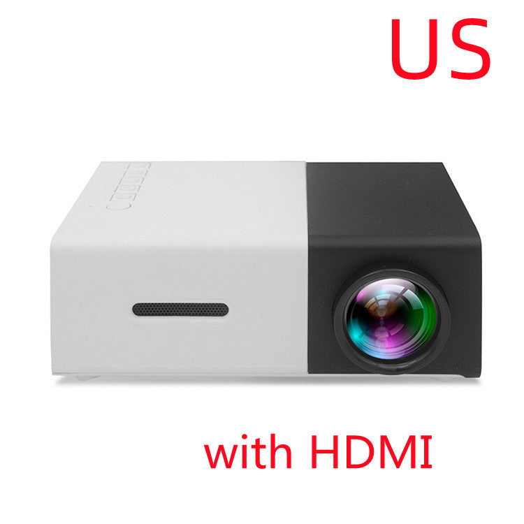 Portable Projector 3D Hd Led Home Theater Cinema HDMI-compatible Usb Audio Projector Yg300 Mini Projector - 𝓢𝓱𝓸𝓹𝓵𝓮𝓬𝔂