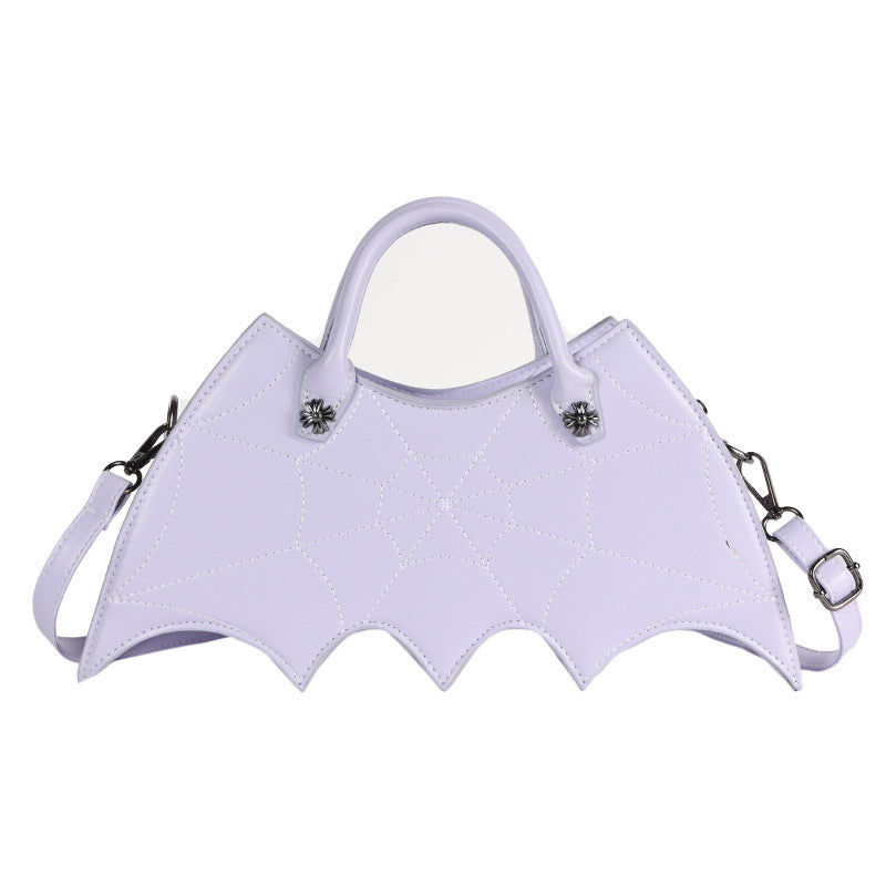 Halloween Spider Web Shape Shoulder Bags Personality Batgirl Tide Pu Handbags Fashoin Messenger Crossbody Bag - 𝓢𝓱𝓸𝓹𝓵𝓮𝓬𝔂
