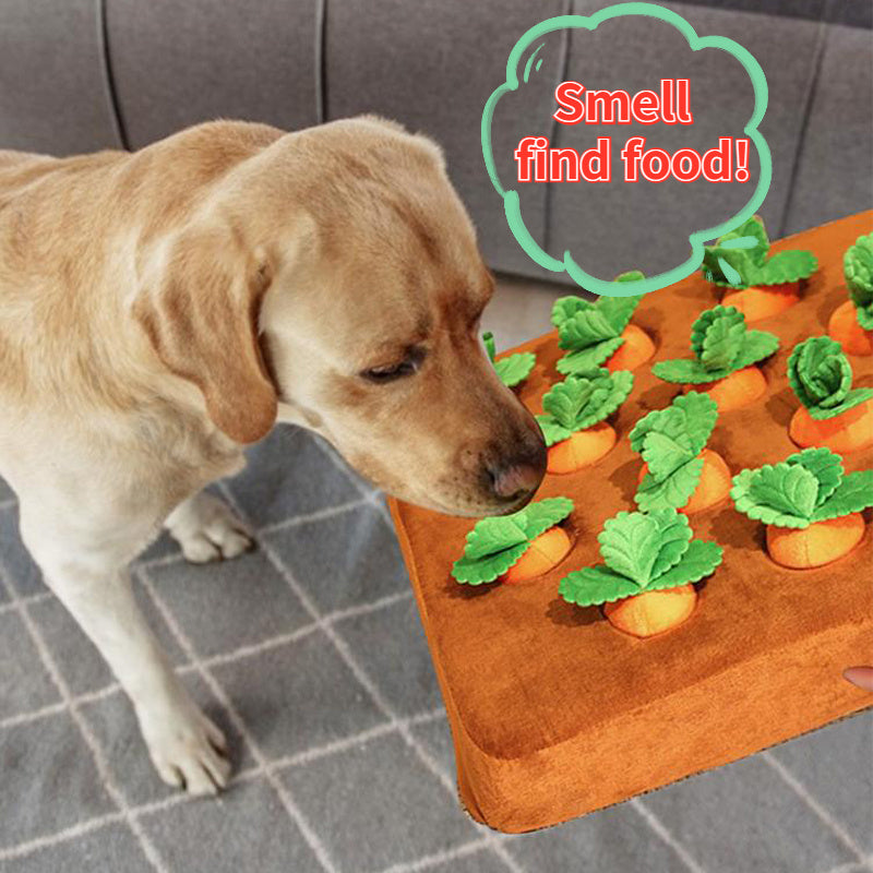 Pet Dog Toys Carrot Plush Toy Vegetable Chew Toy For Dogs Snuffle Mat For Dogs Cats Durable Chew Puppy Toy Dogs Accessories - 𝓢𝓱𝓸𝓹𝓵𝓮𝓬𝔂