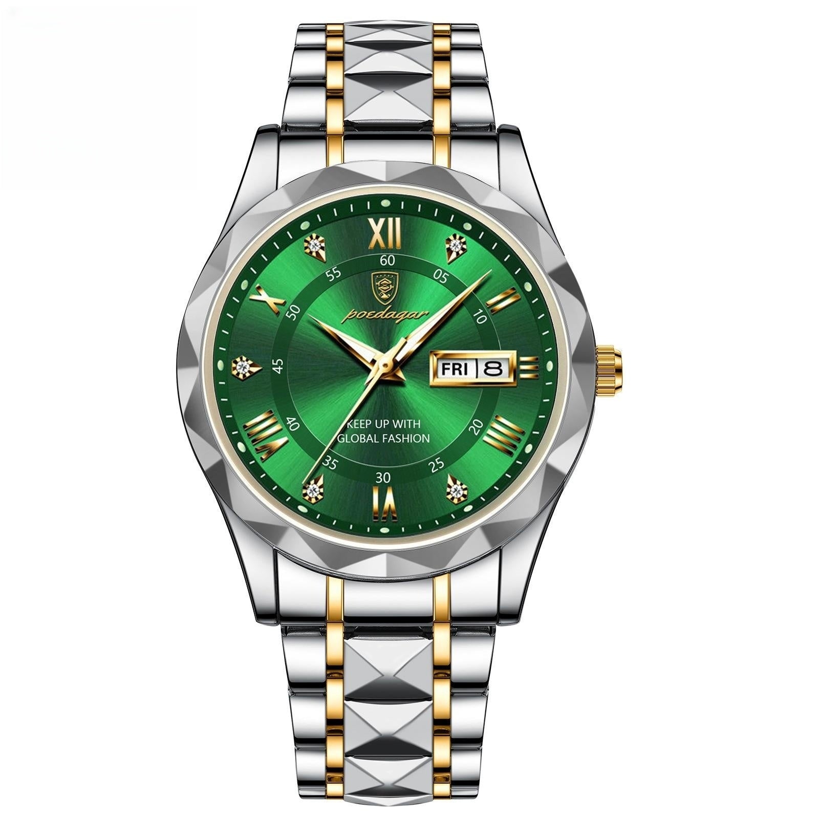 Men's Waterproof Double Calendar Luminous Quartz Watch - 𝓢𝓱𝓸𝓹𝓵𝓮𝓬𝔂