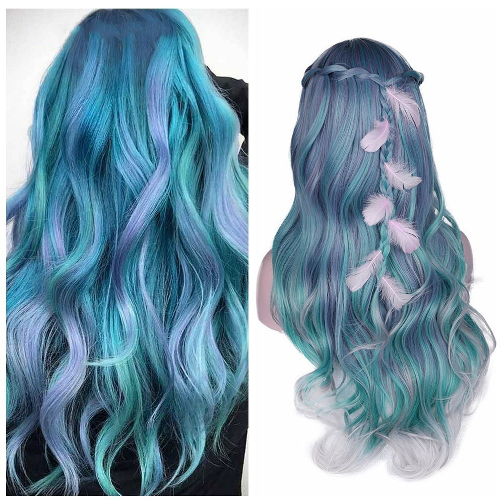 Large Wave Medium And Long Curly Hair Chemical Fiber Wig - 𝓢𝓱𝓸𝓹𝓵𝓮𝓬𝔂