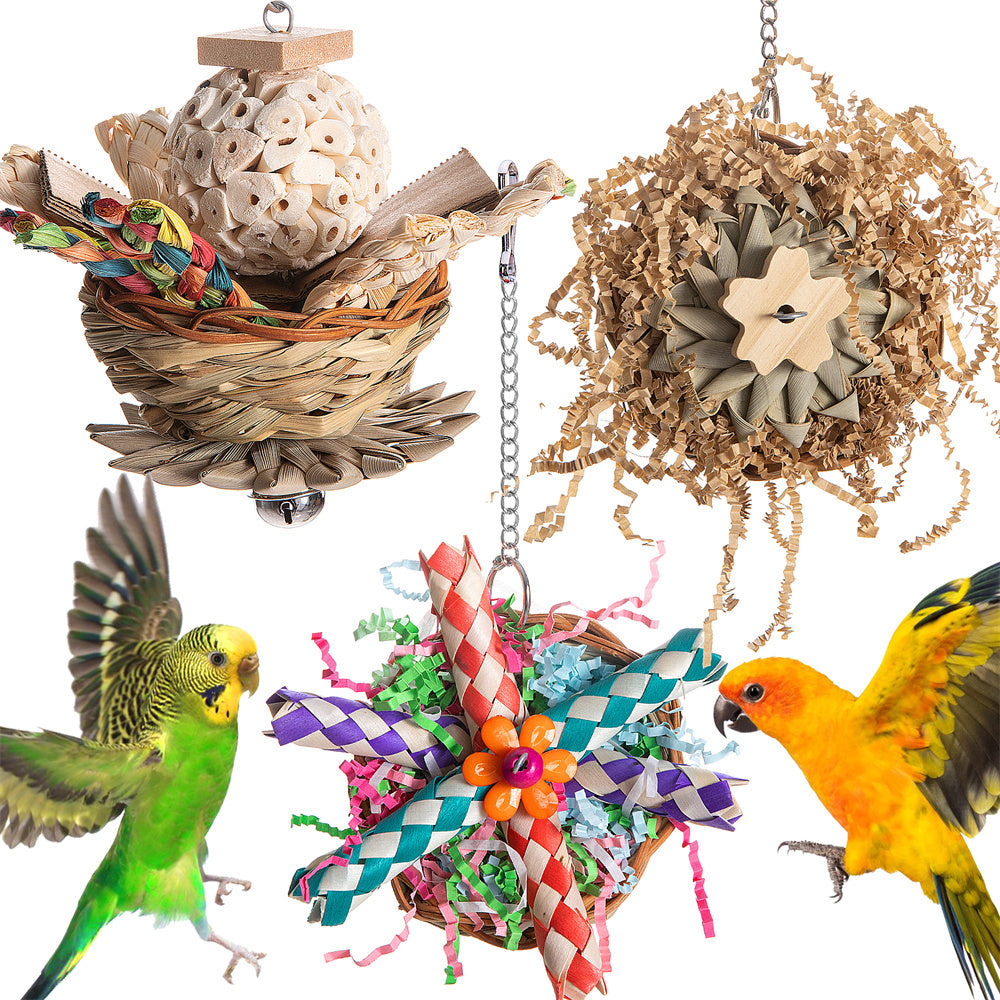 Parrot Bird Toy Supplies Gnawing Molar - 𝓢𝓱𝓸𝓹𝓵𝓮𝓬𝔂