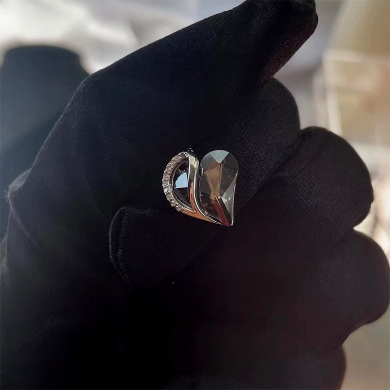 925 Sliver Heart Shaped Geometric Necklace Jewelry Women's Clavicle Chain Valentine's Mothers Day Gift - 𝓢𝓱𝓸𝓹𝓵𝓮𝓬𝔂