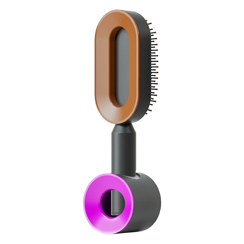 Self Cleaning Hair Brush For Women One-key Cleaning Hair Loss Airbag Massage Scalp Comb Anti-Static Hairbrush - 𝓢𝓱𝓸𝓹𝓵𝓮𝓬𝔂