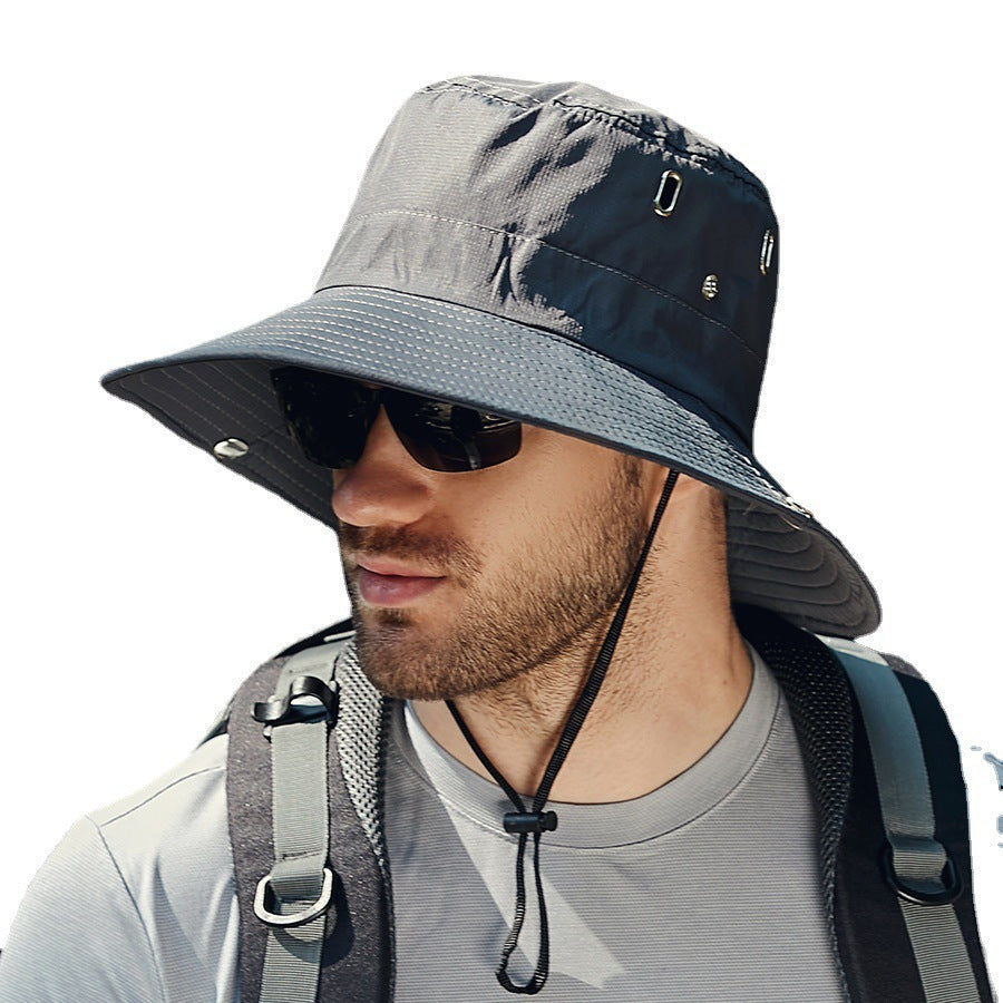 Summer New Men's Sun-shade Big Brim Sun Protection Hat - 𝓢𝓱𝓸𝓹𝓵𝓮𝓬𝔂