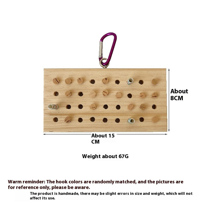 Parrot Toys Training Decompression Hanging Solid Wood Keyboard Toy - 𝓢𝓱𝓸𝓹𝓵𝓮𝓬𝔂