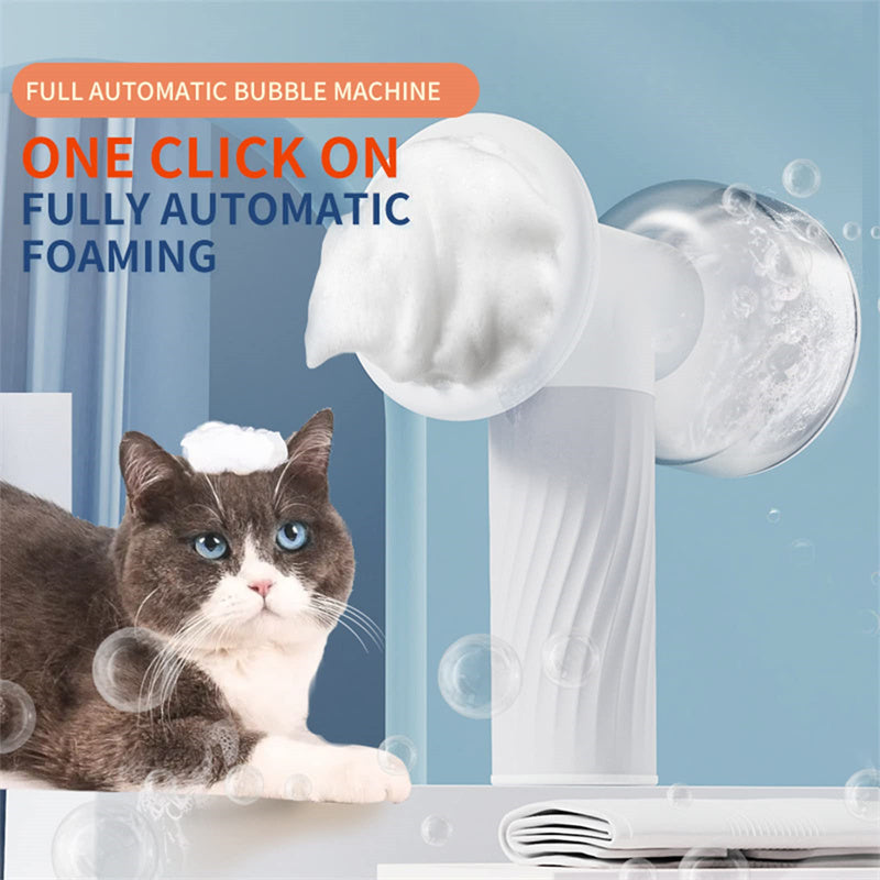 Automatic Foaming Dog Cat Bath Brush Dog Shampoo Brush With Soap Dispenser Electric Pet Grooming Massage Brush Pet Bath Brush Scrubber Comb For Dog Cat Pet Products - 𝓢𝓱𝓸𝓹𝓵𝓮𝓬𝔂