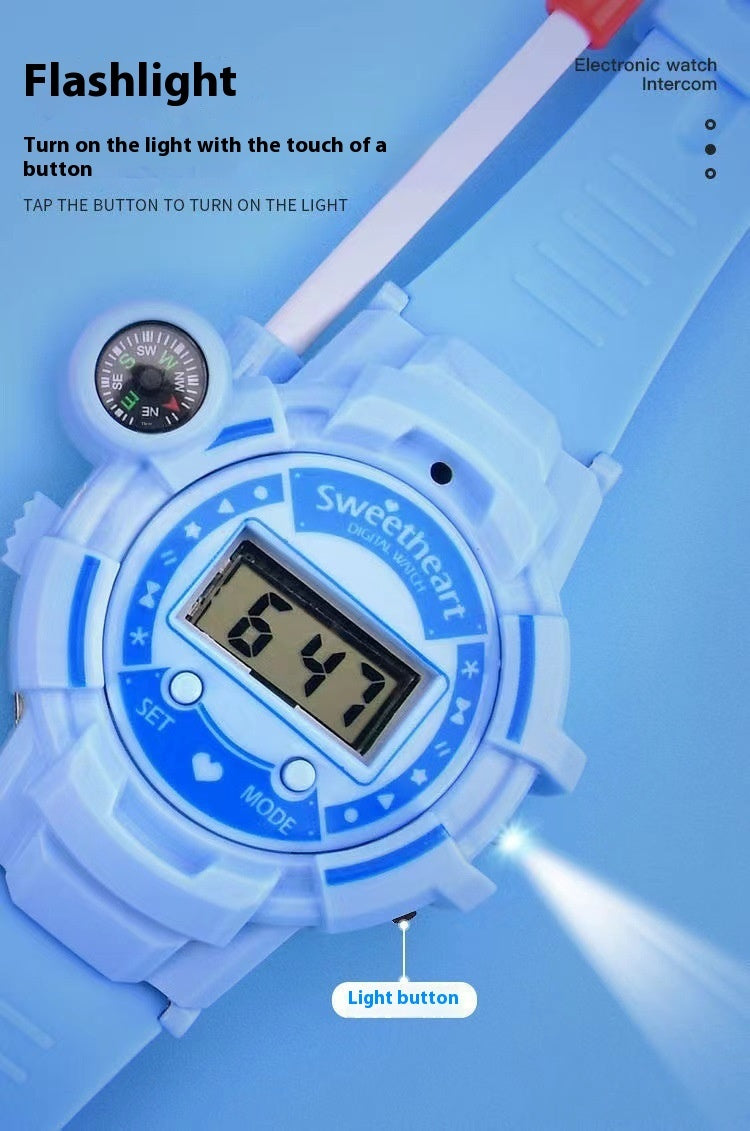 A Pair Of Children's Toy Walkie-talkie Watch Long-distance HD Wireless Call - 𝓢𝓱𝓸𝓹𝓵𝓮𝓬𝔂