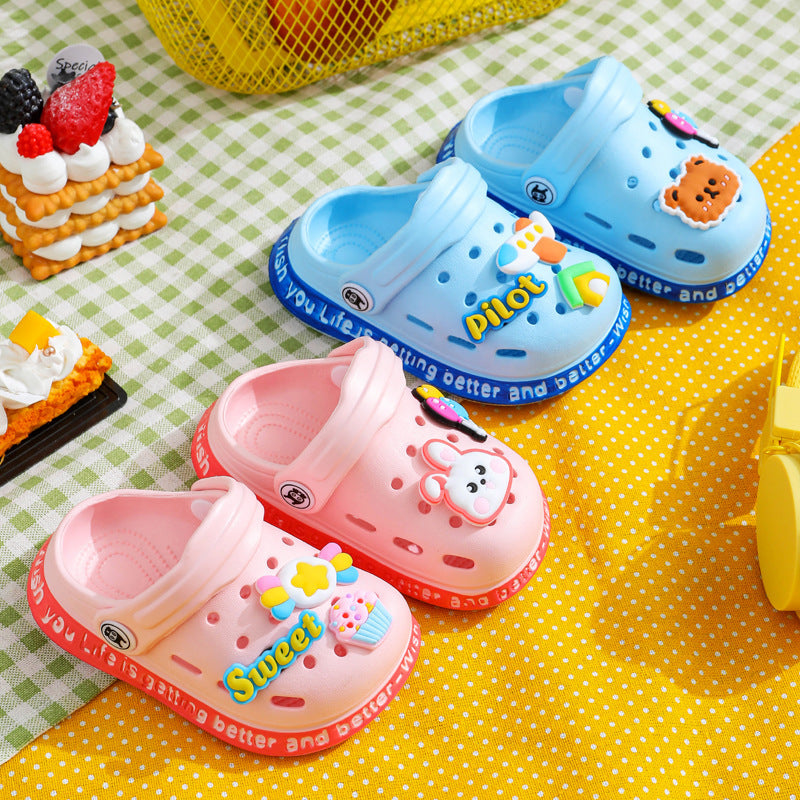 Kids Cartoon Cave Hole Sandals - 𝓢𝓱𝓸𝓹𝓵𝓮𝓬𝔂