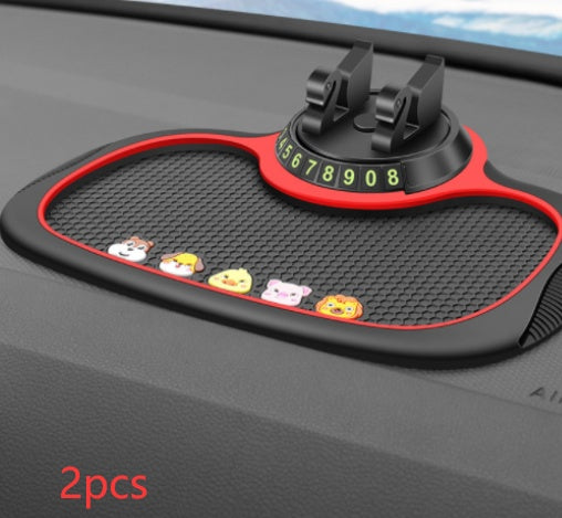 Non-Slip Car Phone Pad For 4-in-1 Car Parking Number Card Anti-Slip Mat Auto Phone Holder Sticky Anti Slide Dash Phone Mount - 𝓢𝓱𝓸𝓹𝓵𝓮𝓬𝔂