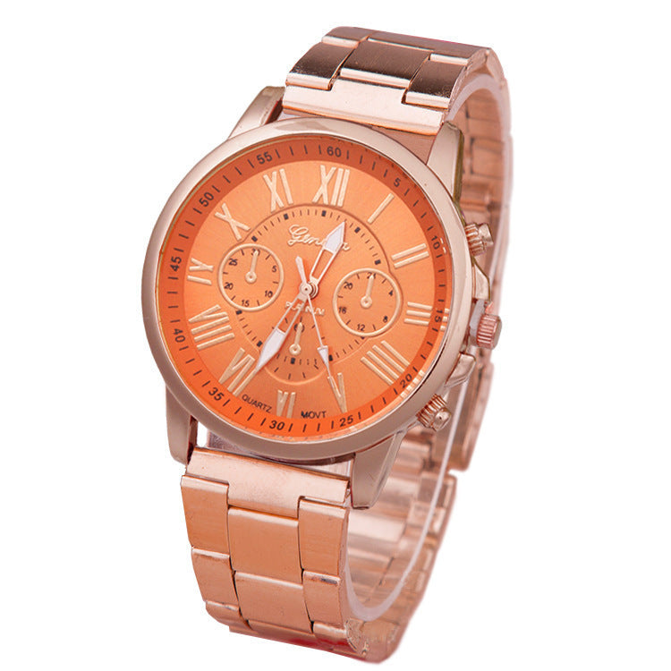 Women's Leisure Alloy Steel Belt Quartz Watch - 𝓢𝓱𝓸𝓹𝓵𝓮𝓬𝔂