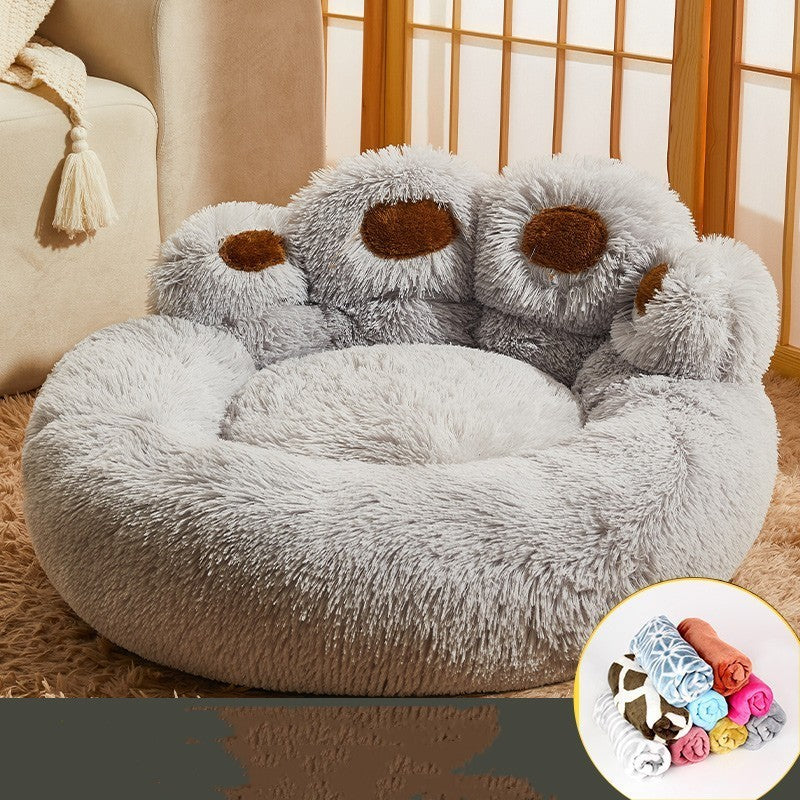 Kennel Warm Medium Large Dog Corgi Golden Retriever Bed Fleece-lined Sofa Mattress - 𝓢𝓱𝓸𝓹𝓵𝓮𝓬𝔂