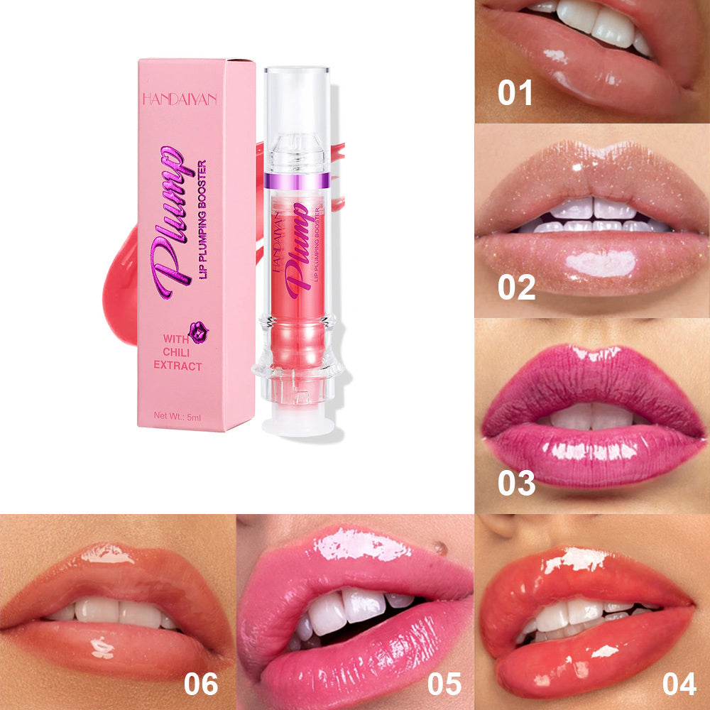 New Tube Lip Rich Lip Color Slightly Spicy Lip Honey Lip Glass Mirror Face Lip Mirror Liquid Lipstick - 𝓢𝓱𝓸𝓹𝓵𝓮𝓬𝔂
