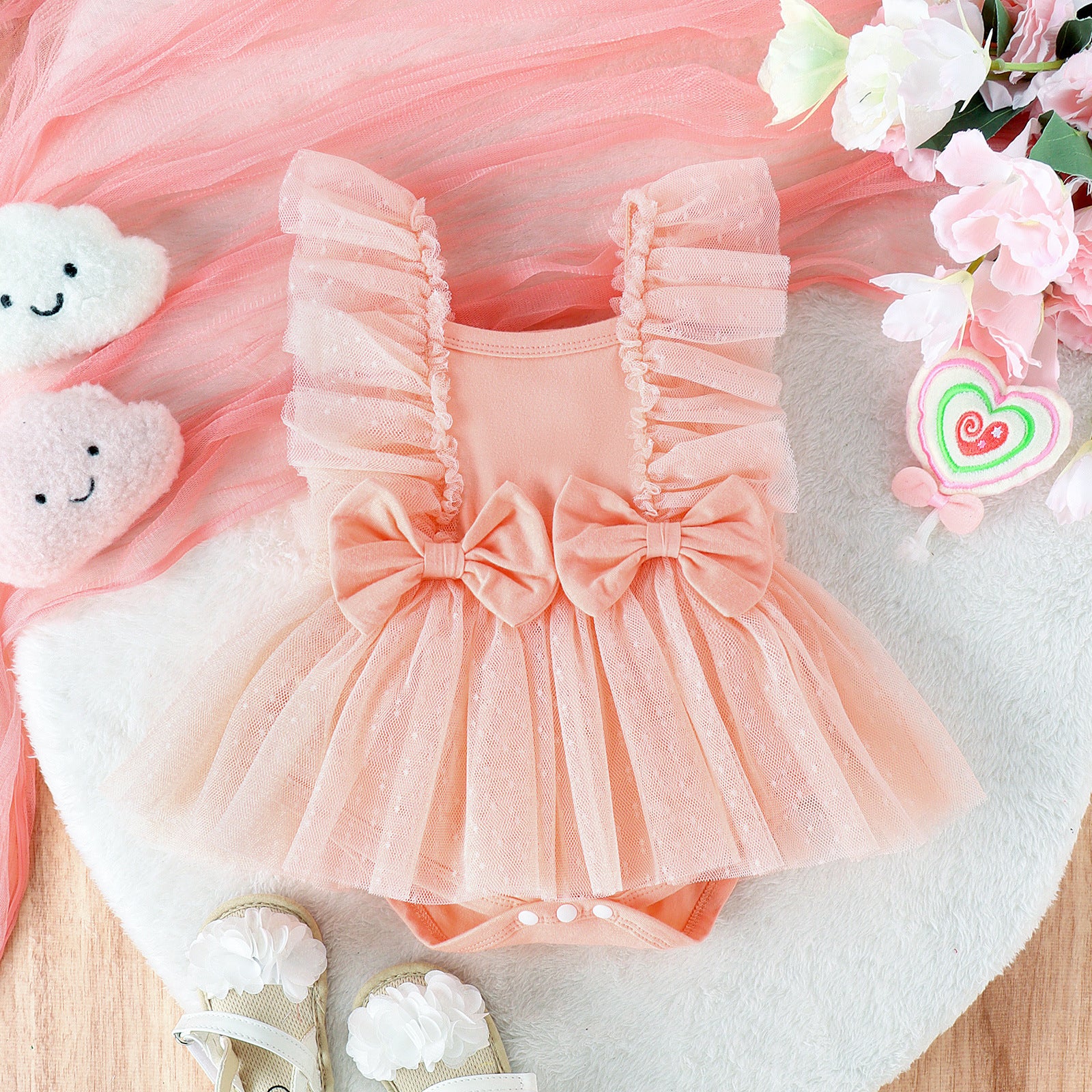 Jumpsuit Baby Net Skirt Princess Poris Dress Baby Skirt Baby Body Pants Jumpsuit - 𝓢𝓱𝓸𝓹𝓵𝓮𝓬𝔂