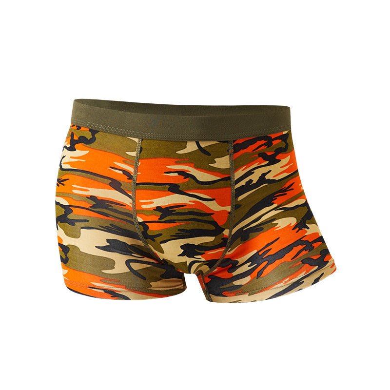 Camouflage Men's Underwear Modal Breathable Boxers Mid-waist Printed Boxers - 𝓢𝓱𝓸𝓹𝓵𝓮𝓬𝔂