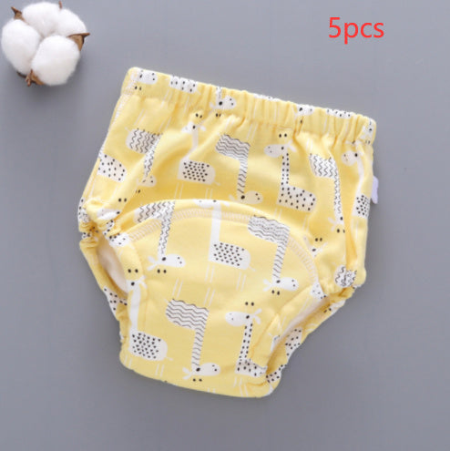 Baby Training Pants Washable 6-layer Gauze Diaper Cover - 𝓢𝓱𝓸𝓹𝓵𝓮𝓬𝔂