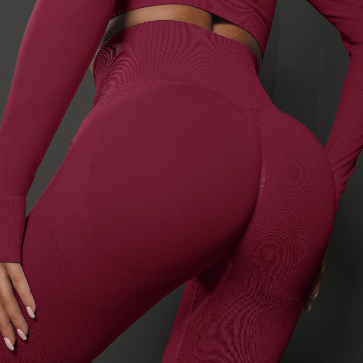 High Waist Seamless Yoga Pants Women's Solid Color Full Length Leggings Fitness Hip Up Running Sport Gym Legging Outfits - 𝓢𝓱𝓸𝓹𝓵𝓮𝓬𝔂