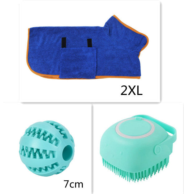Silicone Dog Bath Massage Gloves Brush Pet Cat Bathroom Cleaning Tool Comb Brush For Dog Can Pour Shampoo Dog Grooming Supplies - 𝓢𝓱𝓸𝓹𝓵𝓮𝓬𝔂