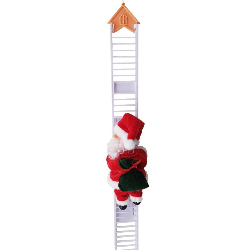 Climbing Ladder Electric Santa Claus Climbing Red Ladder Doll Toy - 𝓢𝓱𝓸𝓹𝓵𝓮𝓬𝔂