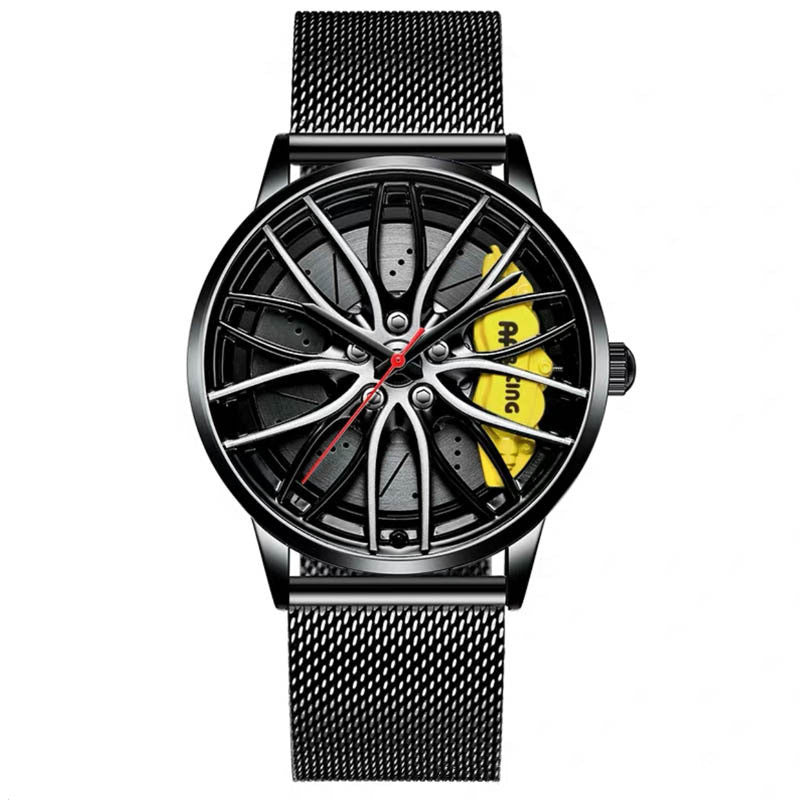 Automatic Movement Watch Waterproof Wheel Style Non-mechanical Watch - 𝓢𝓱𝓸𝓹𝓵𝓮𝓬𝔂