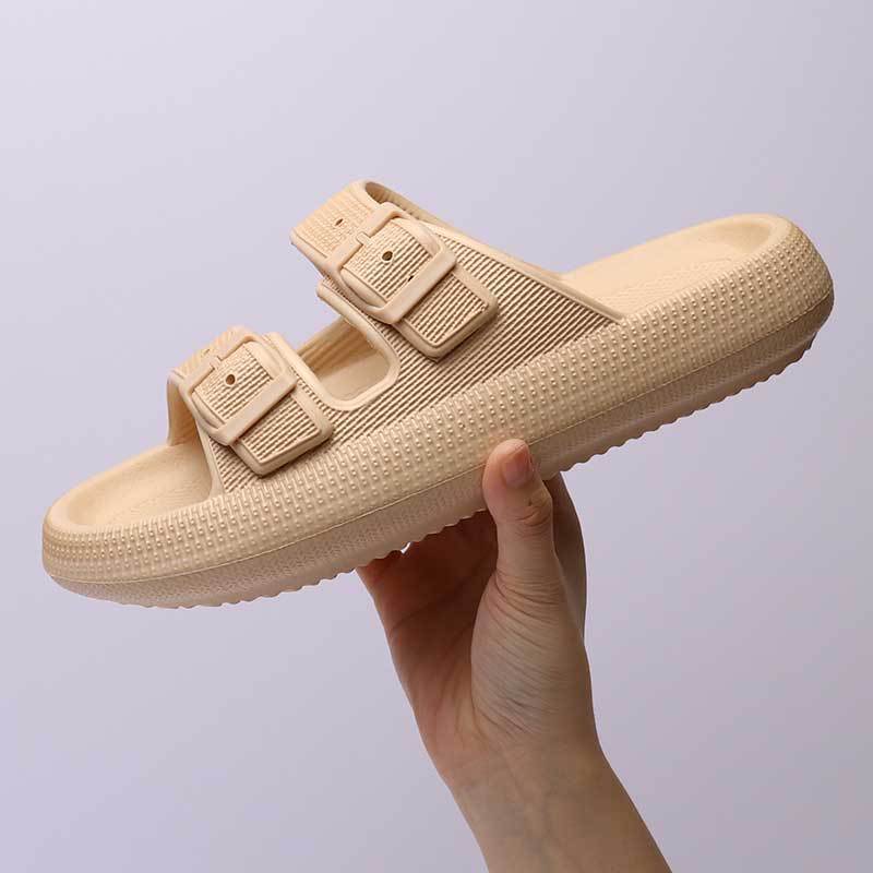 Platform Slippers Women's Summer Buckle Home Shoes Fashion Outdoor Wear Soft Bottom Sandals - 𝓢𝓱𝓸𝓹𝓵𝓮𝓬𝔂