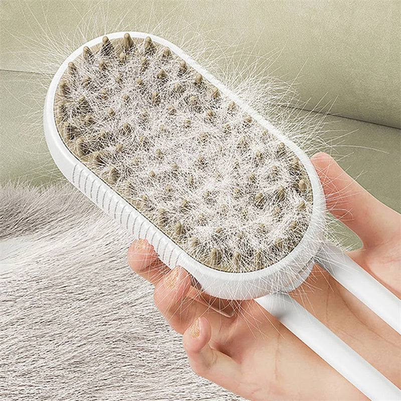 Cat Steam Brush Steamy Dog Brush 3 In 1 Electric Spray Cat Hair Brushes For Massage Pet Grooming Comb Hair Removal Combs Pet Products - 𝓢𝓱𝓸𝓹𝓵𝓮𝓬𝔂
