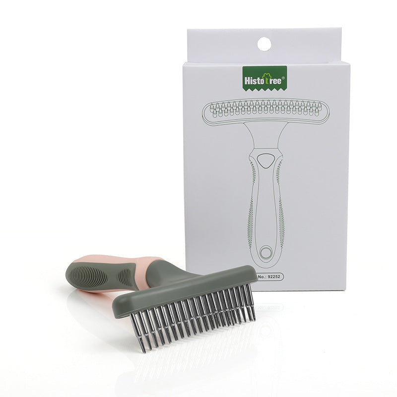 Pet Cleaning And Beauty Products Double Row Comb - 𝓢𝓱𝓸𝓹𝓵𝓮𝓬𝔂