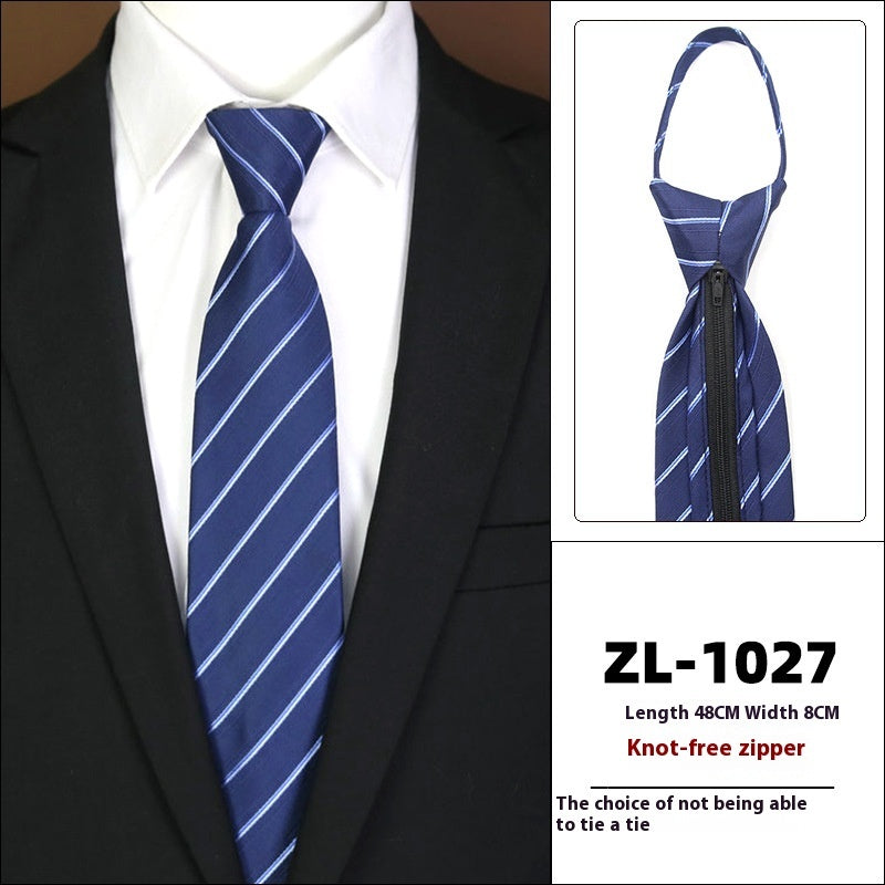 Men's Formal Wear Business Zipper Tie-free - 𝓢𝓱𝓸𝓹𝓵𝓮𝓬𝔂