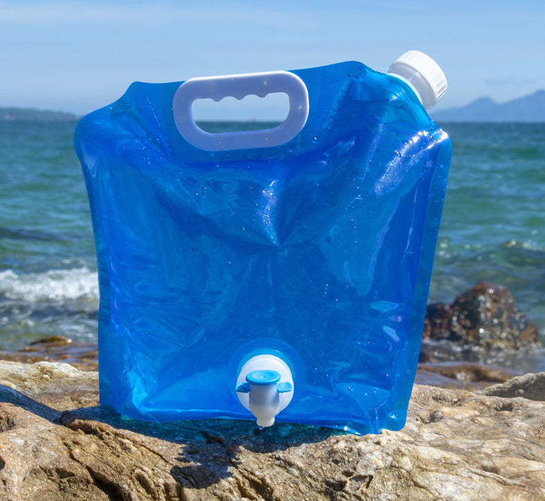 PVC Outdoor Camping Hiking Foldable Portable Water Bags Container - 𝓢𝓱𝓸𝓹𝓵𝓮𝓬𝔂