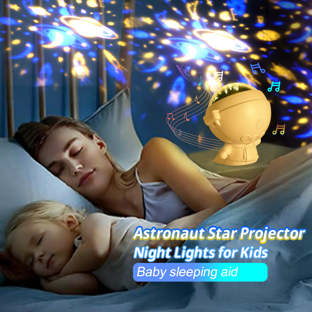 Galaxy Star Projector Starry Sky Night Light Astronaut Lamp Room Decr Gift Child Kids Baby Christmas Spaceman Projection - 𝓢𝓱𝓸𝓹𝓵𝓮𝓬𝔂