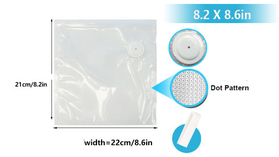 Commercial White Plastic Air Valve Compression Bag - 𝓢𝓱𝓸𝓹𝓵𝓮𝓬𝔂