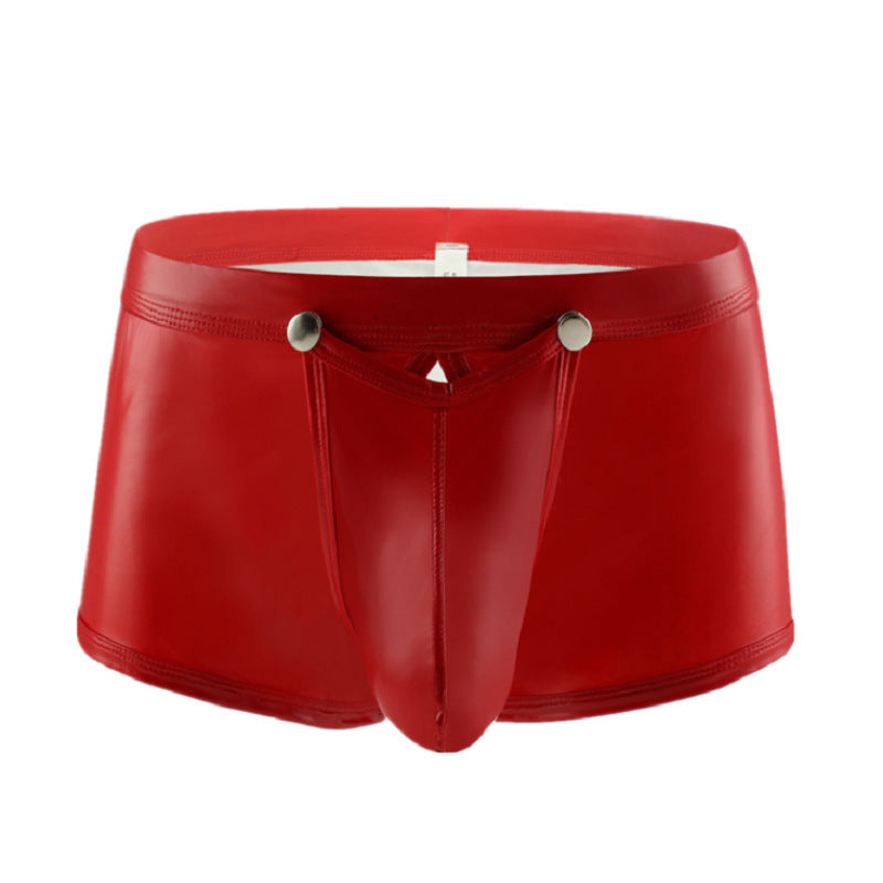 Men's PVC Bright Leather Boxers - 𝓢𝓱𝓸𝓹𝓵𝓮𝓬𝔂