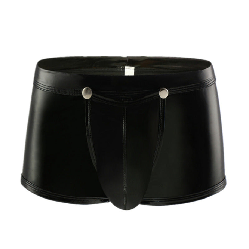 Men's PVC Bright Leather Boxers - 𝓢𝓱𝓸𝓹𝓵𝓮𝓬𝔂