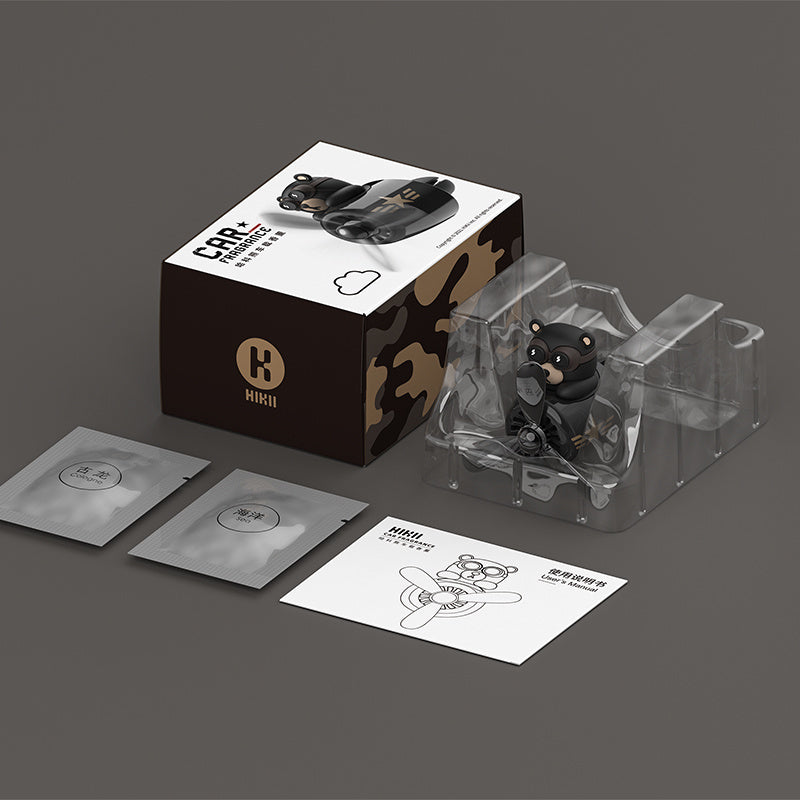 Aviator Bears Car Air Outlet Aromatherapy Ornaments - 𝓢𝓱𝓸𝓹𝓵𝓮𝓬𝔂