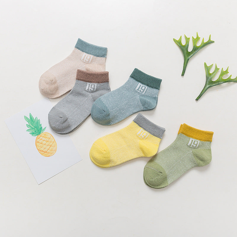 Cotton breathable male and female baby socks - 𝓢𝓱𝓸𝓹𝓵𝓮𝓬𝔂
