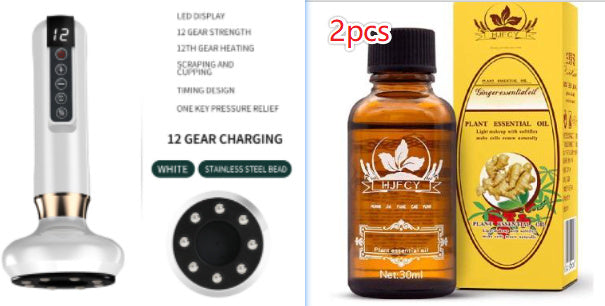 Electric Vacuum Cupping Massager For Body Anti-Cellulite Suction Cup Gua Sha Massage Body Cups Guasha Fat Burning Slimming Jars - 𝓢𝓱𝓸𝓹𝓵𝓮𝓬𝔂