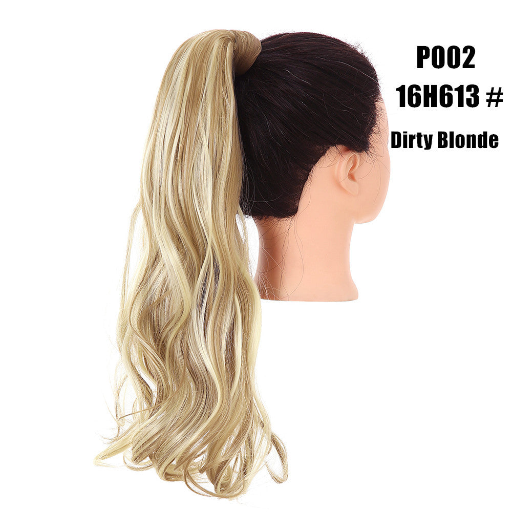 European And American Style Wig Fluffy Natural Ponytail - 𝓢𝓱𝓸𝓹𝓵𝓮𝓬𝔂