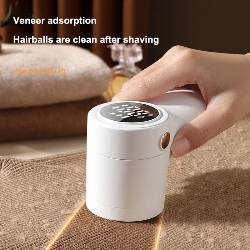 New Lint Remover Electric Hairball Trimmer Smart LED Digital Display Fabric USB Charging Portable Professional Fast Household - 𝓢𝓱𝓸𝓹𝓵𝓮𝓬𝔂