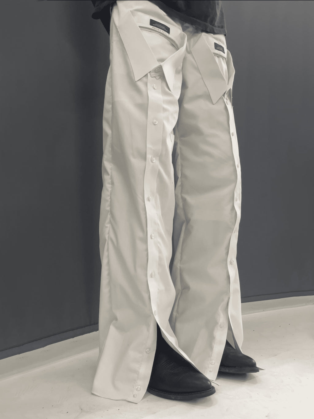 White Single Breasted Pants - 𝓢𝓱𝓸𝓹𝓵𝓮𝓬𝔂