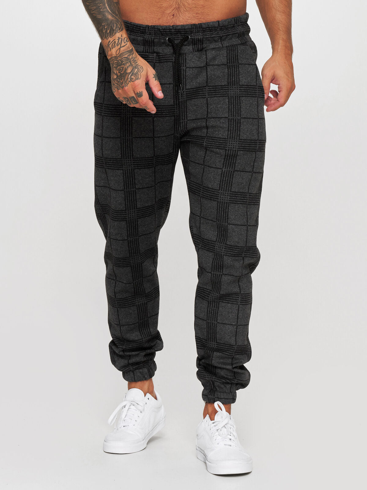Checkered 3D Digital Print Casual Pants - 𝓢𝓱𝓸𝓹𝓵𝓮𝓬𝔂