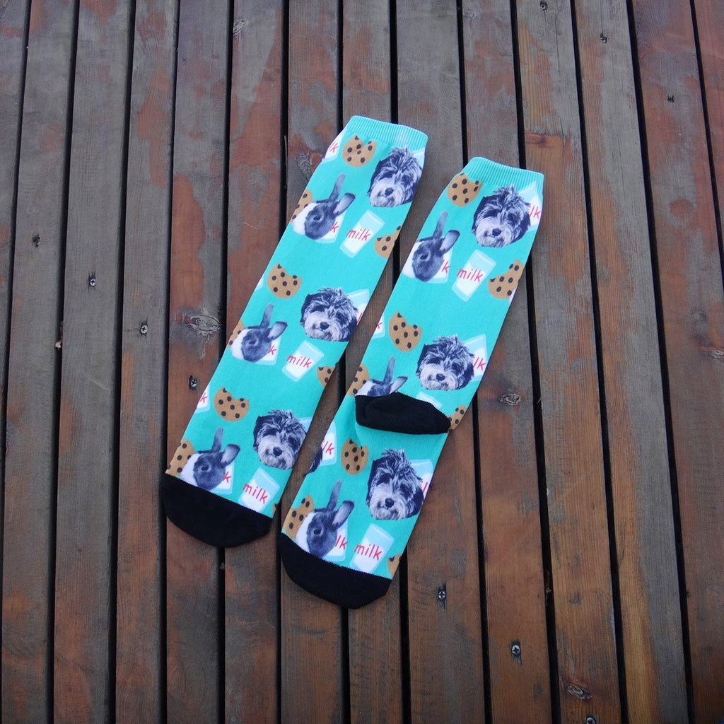 Cartoon Pet Head Face Socks - 𝓢𝓱𝓸𝓹𝓵𝓮𝓬𝔂