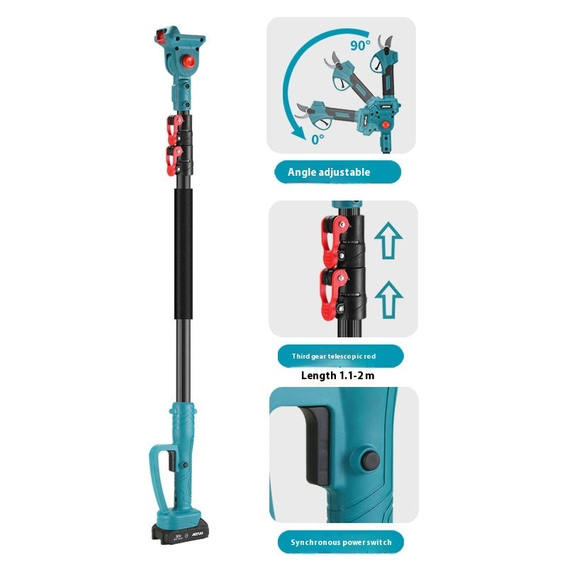 Rechargeable Lithium Battery Electric Chain Saw Garden Outdoor Single Handsaw Rod Suit - 𝓢𝓱𝓸𝓹𝓵𝓮𝓬𝔂