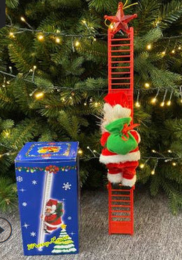 Santa Claus Climbing Ladder Electric Santa Claus Climbing Ladder - 𝓢𝓱𝓸𝓹𝓵𝓮𝓬𝔂