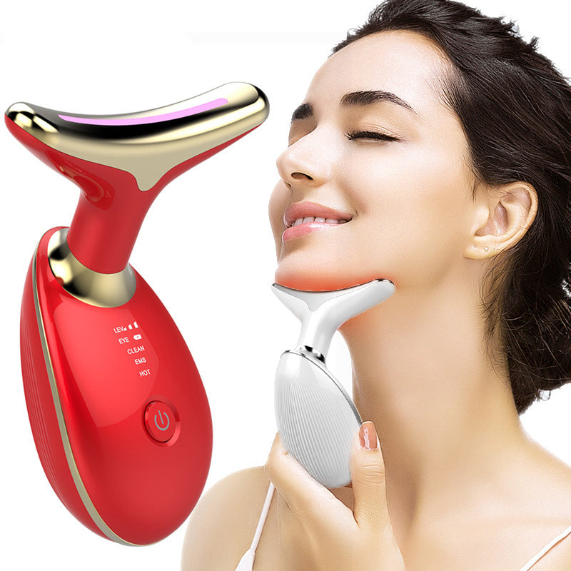 EMS Thermal Neck Lifting And Tighten Massager Electric Microcurrent Wrinkle Remover - 𝓢𝓱𝓸𝓹𝓵𝓮𝓬𝔂