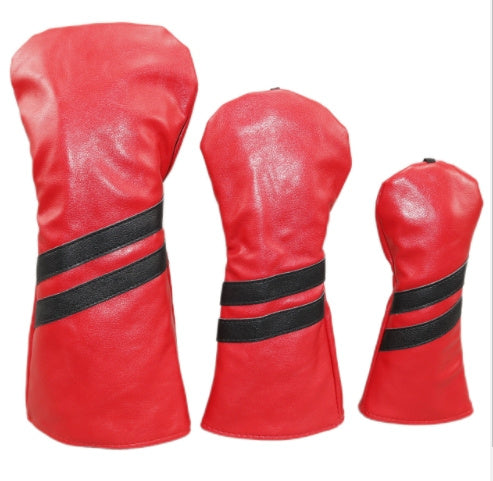 Golf Club Sleeve Two Oblique Strips Wood Rod Head Cover Multiple Colors Cash Commodity And Quick Delivery