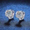 S925 Silver Moissanite Earrings Classic Elegant Square Bag - 𝓢𝓱𝓸𝓹𝓵𝓮𝓬𝔂