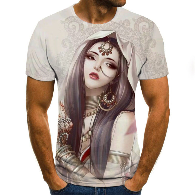 Printed 3DT Shirts Horror Skull Print Short Sleeve T-Shirts For Men And Women - 𝓢𝓱𝓸𝓹𝓵𝓮𝓬𝔂