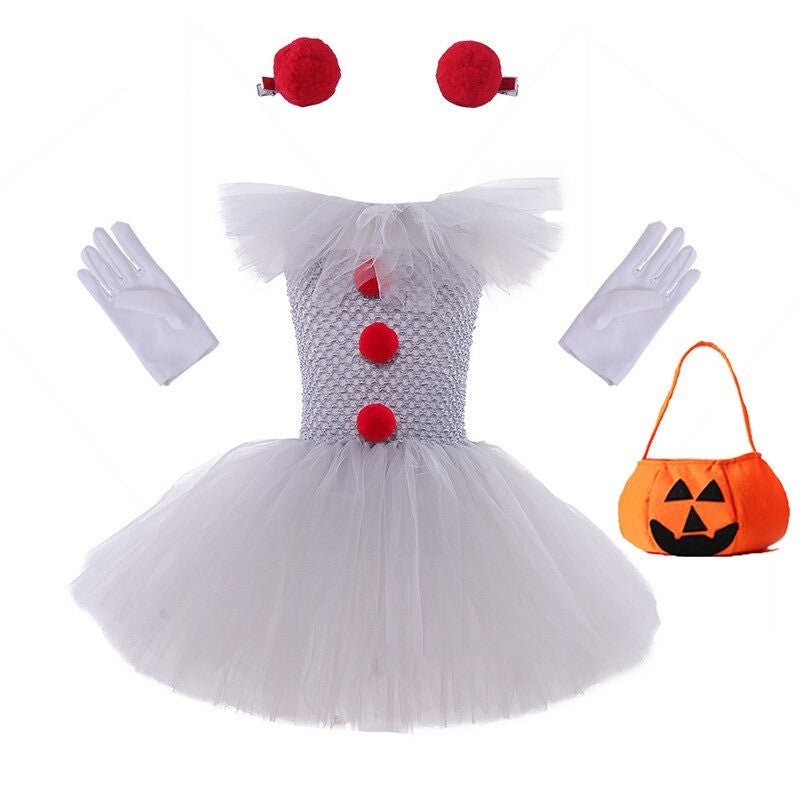 Mesh Princess Dress Set Children's Halloween Costume - 𝓢𝓱𝓸𝓹𝓵𝓮𝓬𝔂